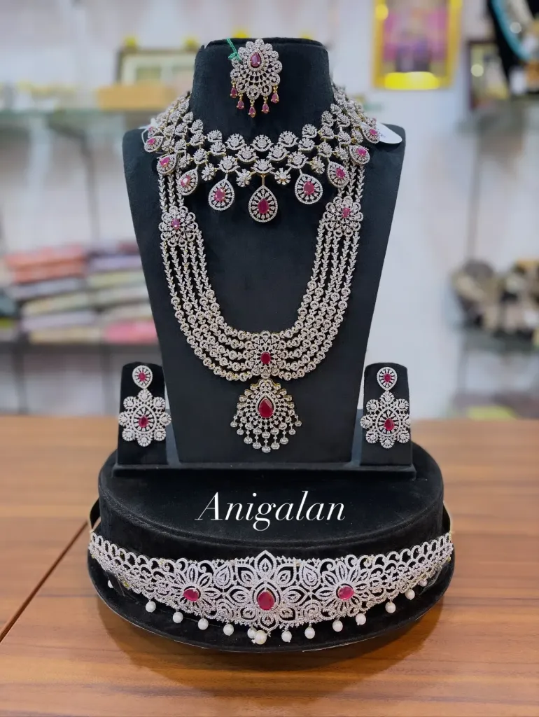 [ADBS010] Luxury Zirconia Bridal Set –   ADBS010