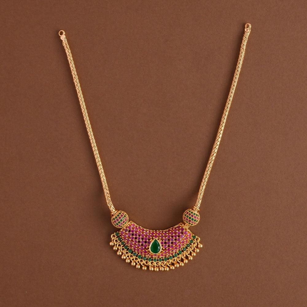 Agalya  impon neckpiece