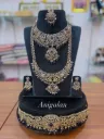 Grand Ruby Blue Heritage Jewellery Set -  ADBS028