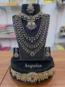 Anigalan Ruby-Beads AD Stone Bridal Combo Set-  ADBS031