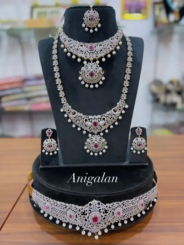 [ADBS036] Luxury Zirconia Bridal Set -  ADBS036