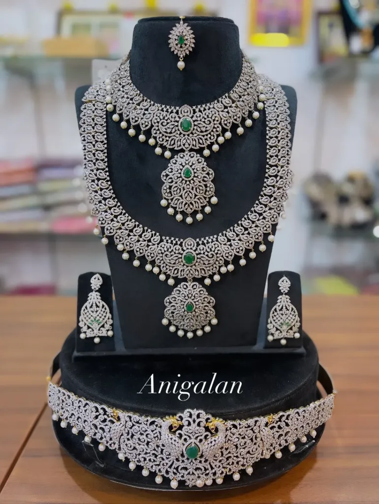 [ADBS039] Luxury Green AD Bridal Set -  ADBS039