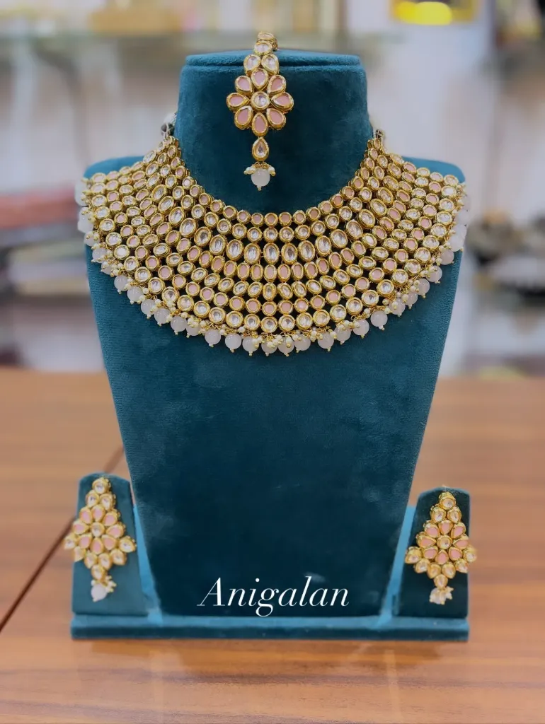 [CHK005] Kundan Necklace Set-CHK005