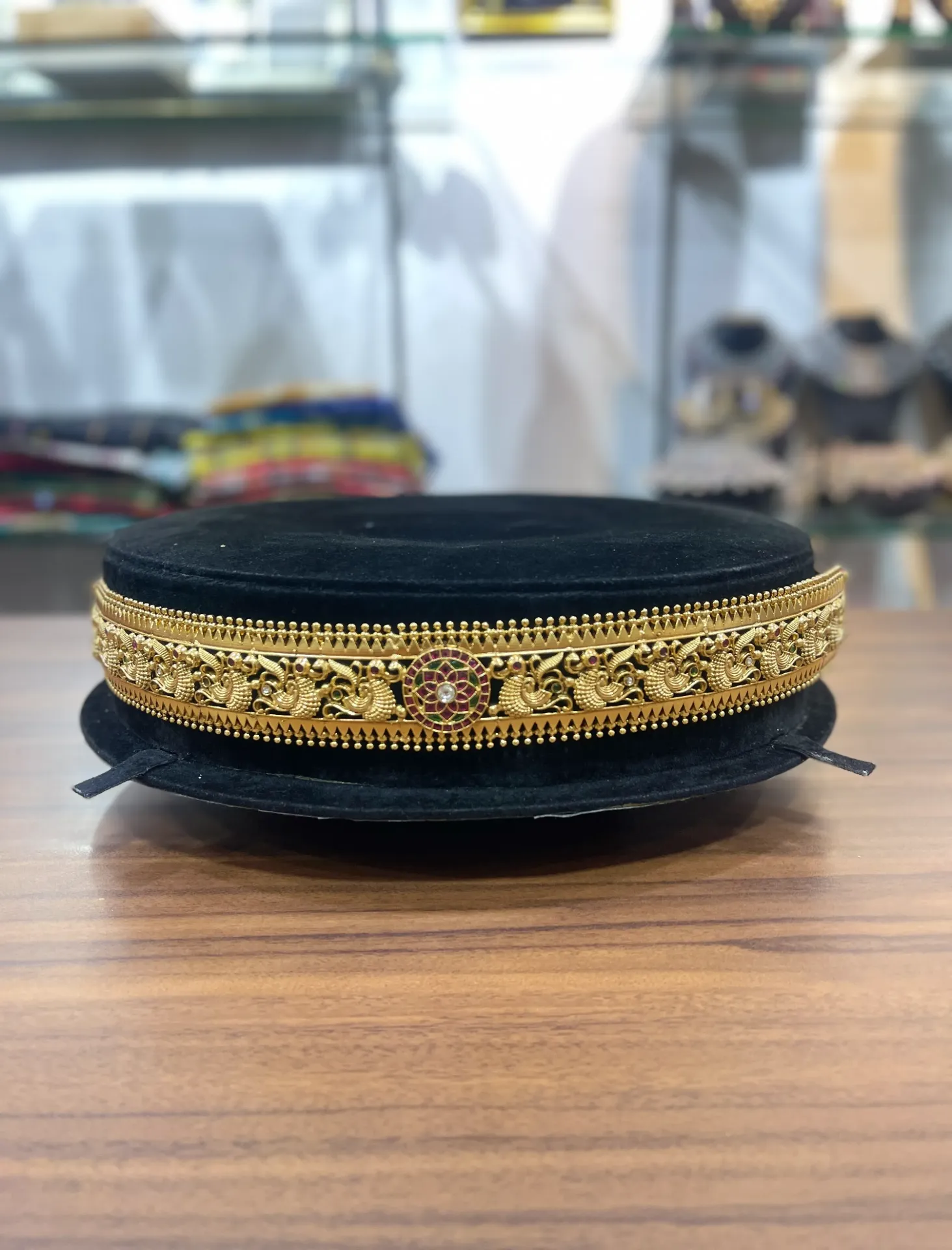 Floral Gold Plated Hipbelt-HB014