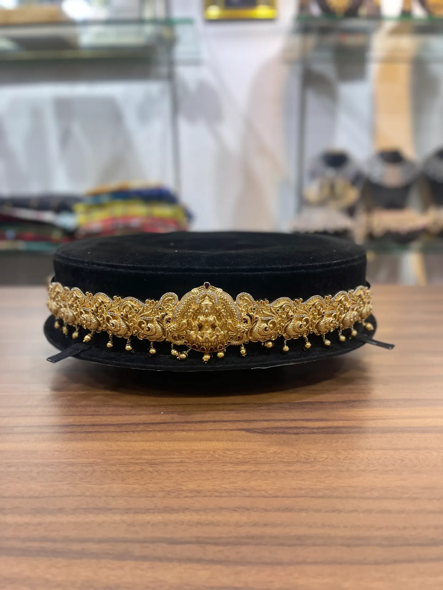 [HB023] Peacock And Lakshmi Bridal Hipbelt-HB023