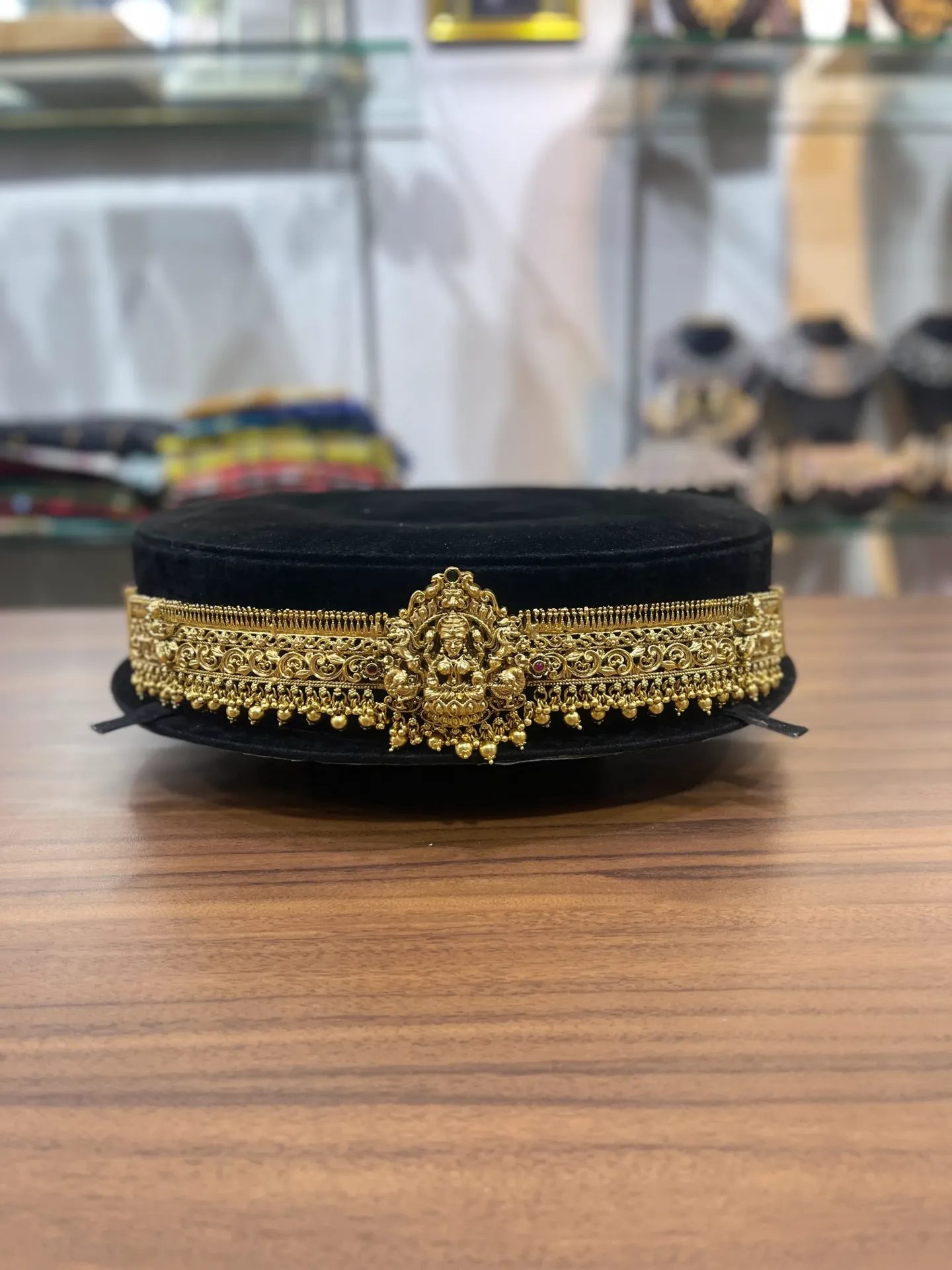 [HB033] Lakshmi & Golden Beads Drops Hipbelt-HB033