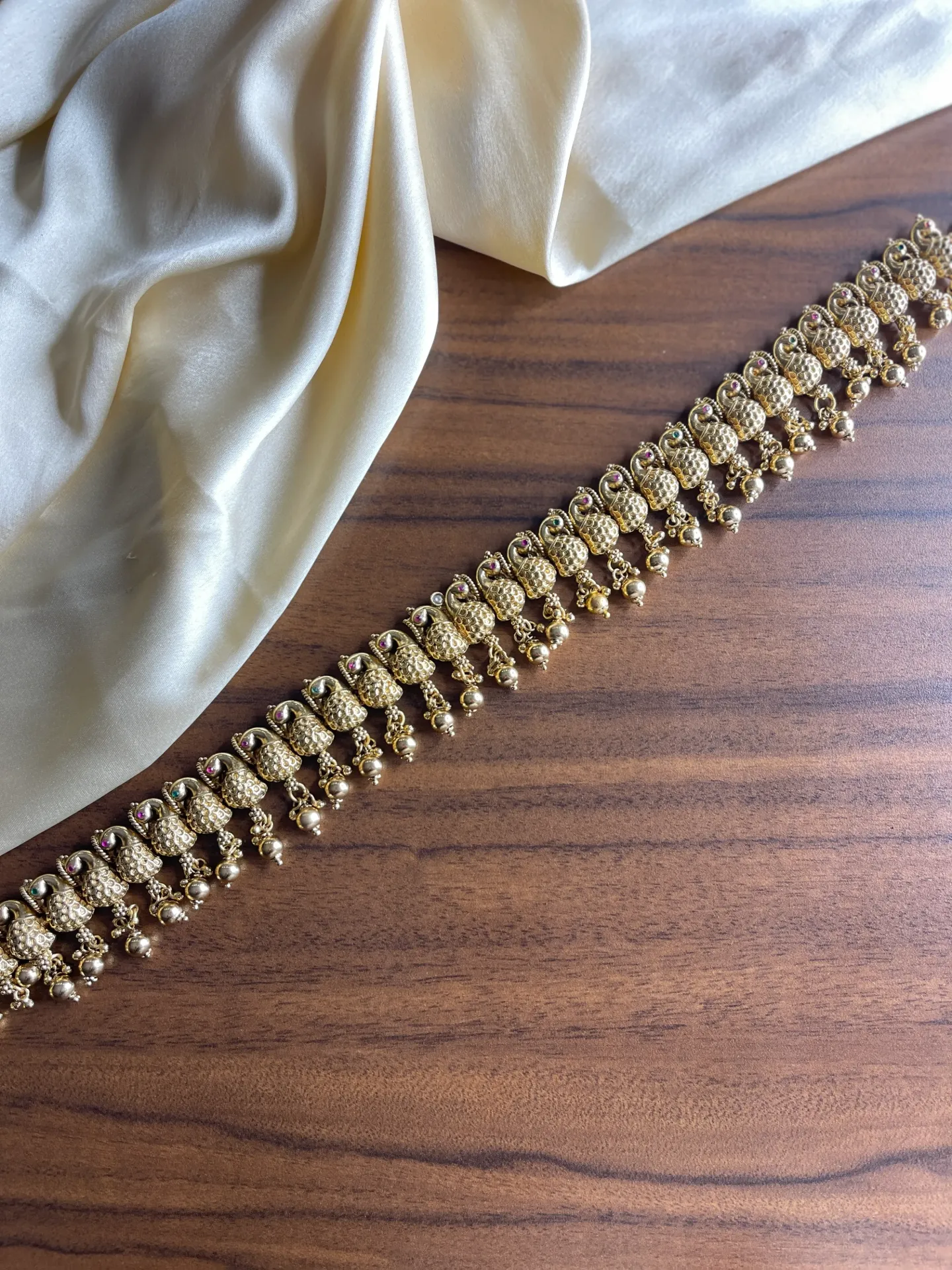 Peacock Bridal Hipchain-HB055