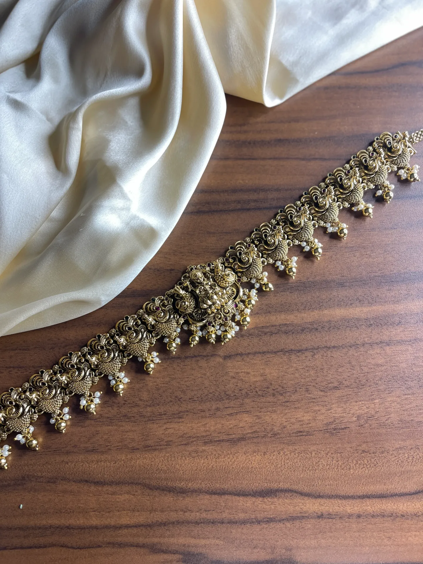 [HB059] Gold Plated Temple Hipchain-HB059