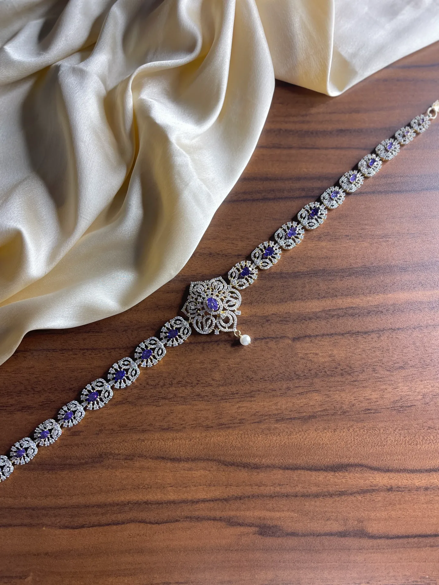 [HB076] AD Blue Stone Hipchain-HB076