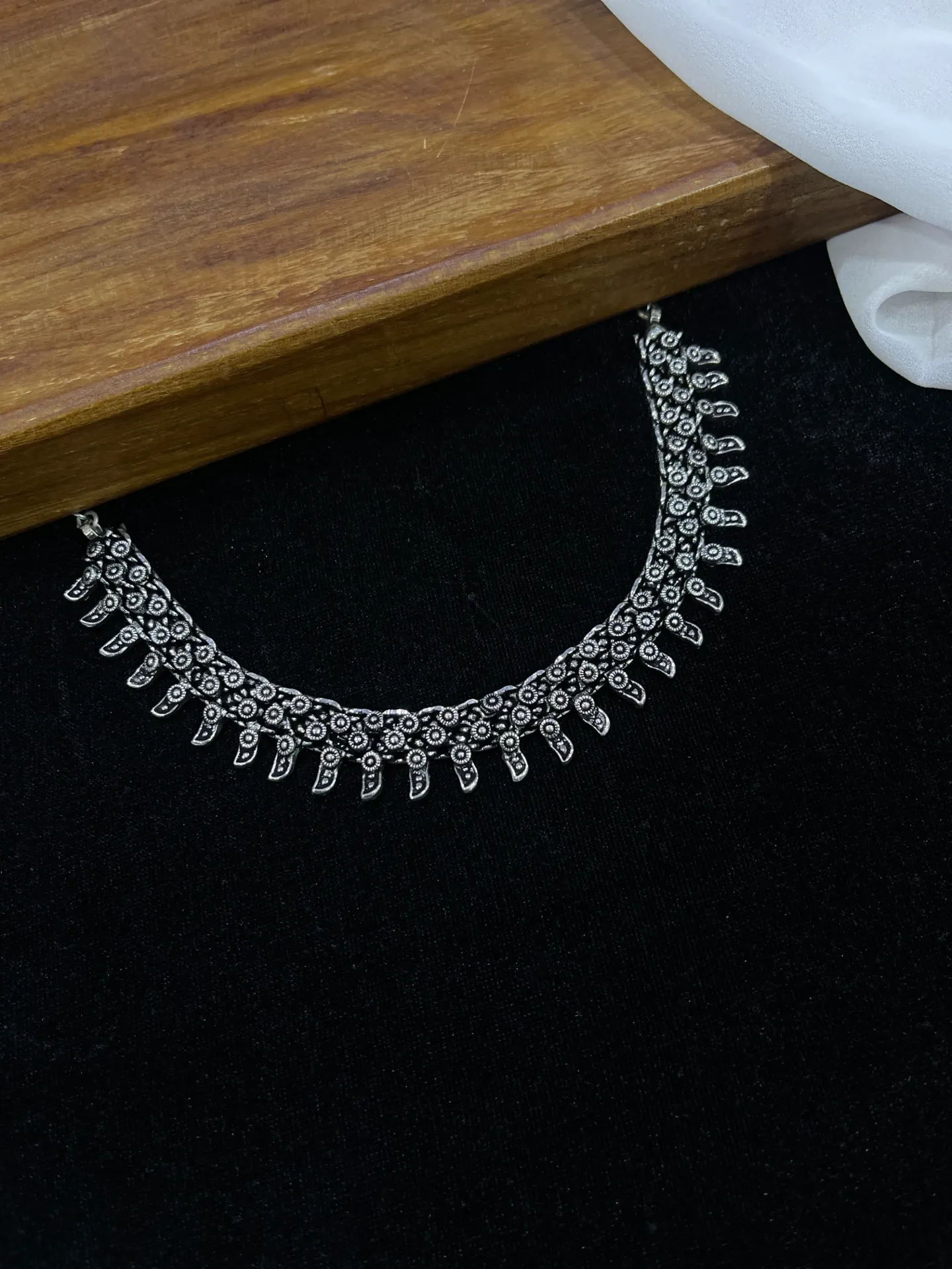 Oxidised Necklace -N04