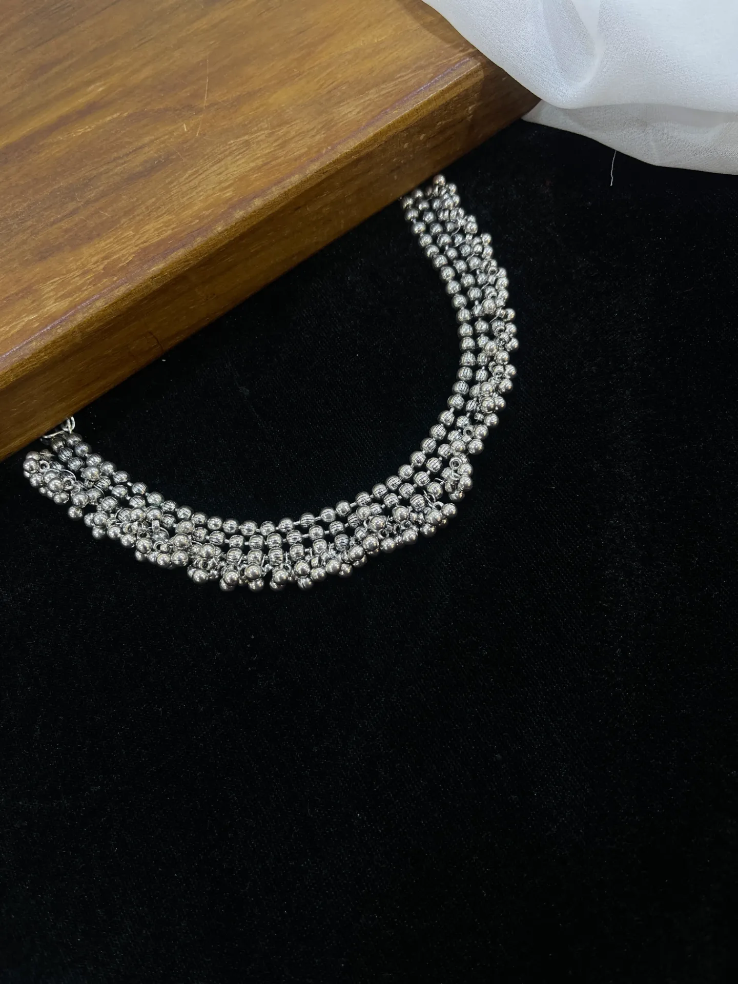 [Necklace05] Silver Oxideised Necklace -N05