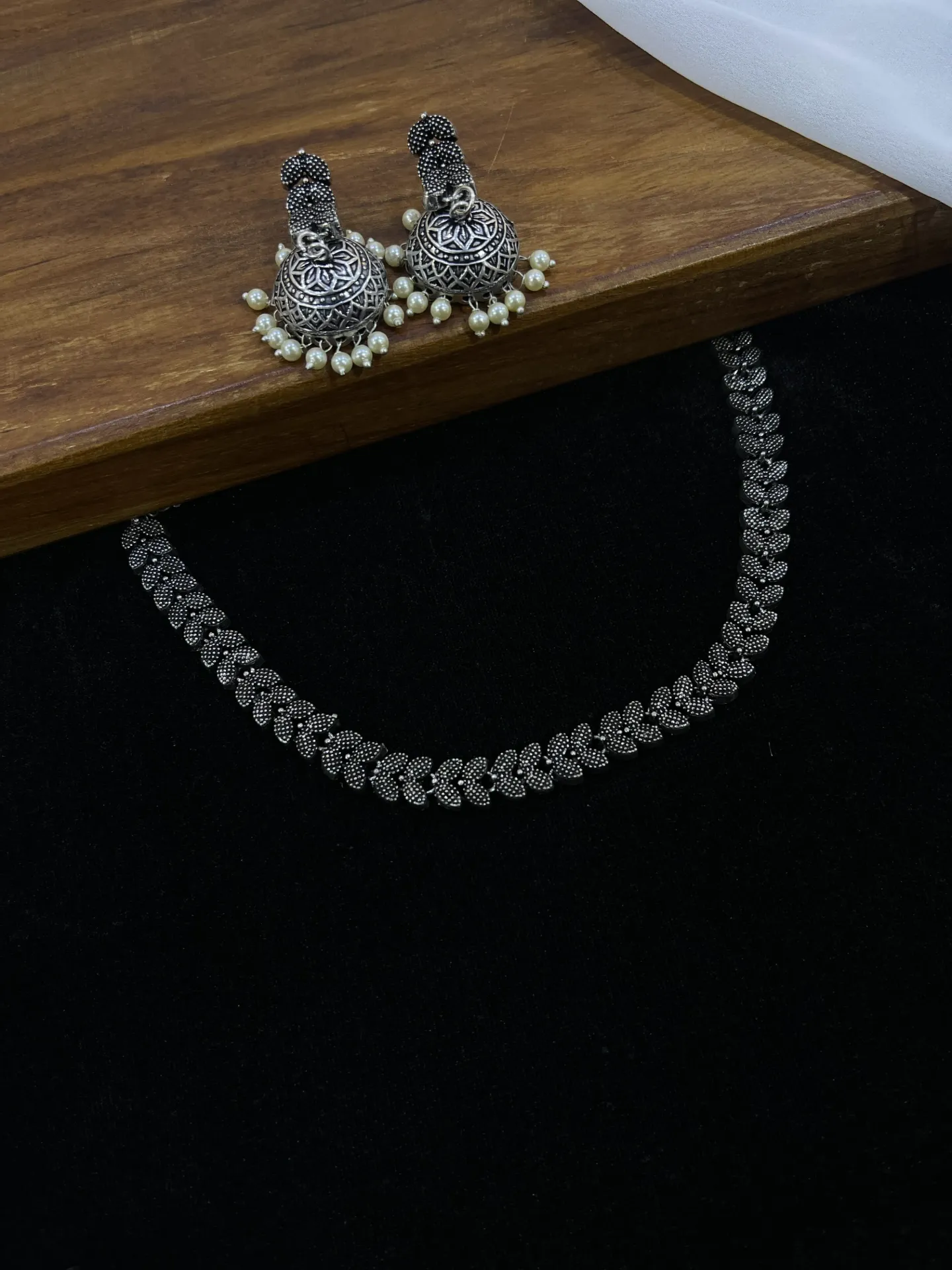 [Necklace54] Elegant German Silver Necklace -N54